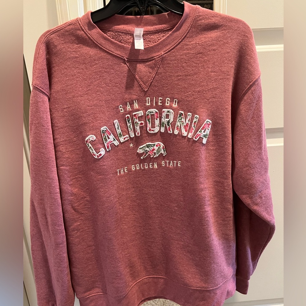 Women's Maroon California Sweatshirt